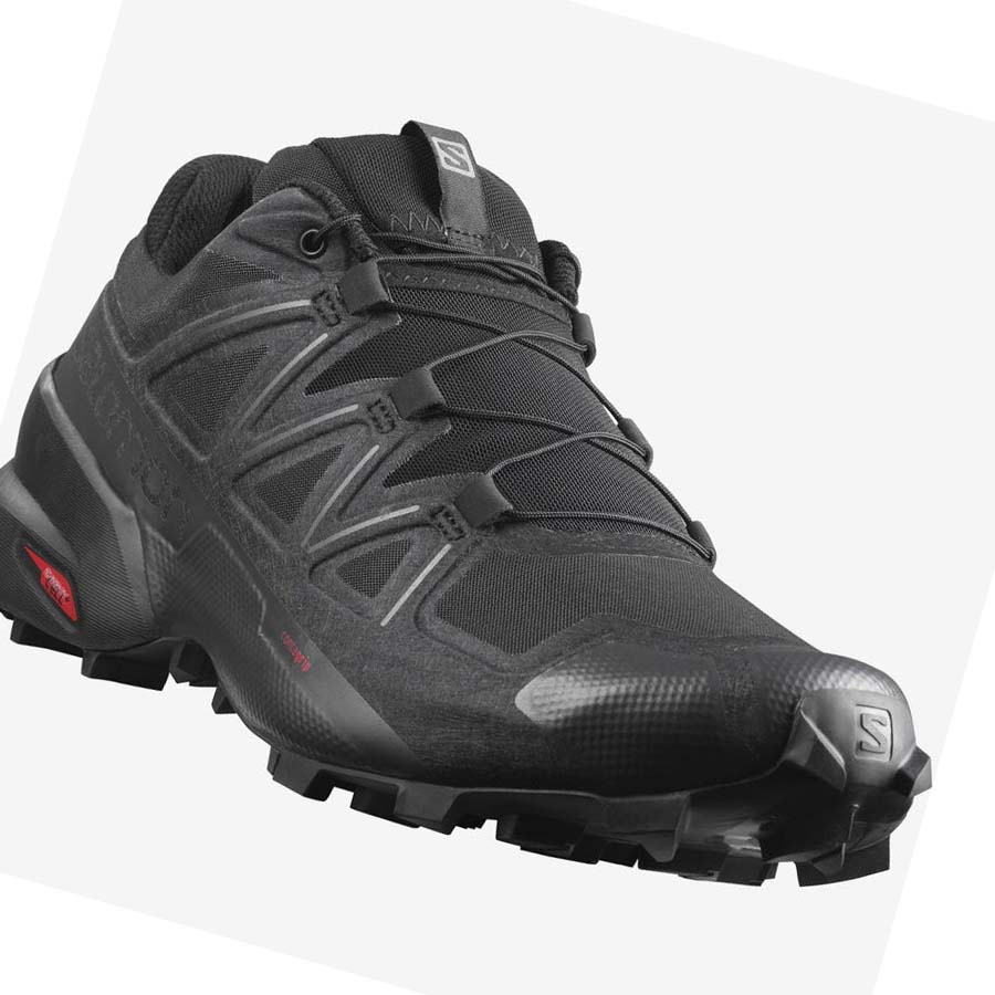 Salomon SPEEDCROSS 5 Trail Futócipő Férfi Fekete Fekete | HU 2109MQZ